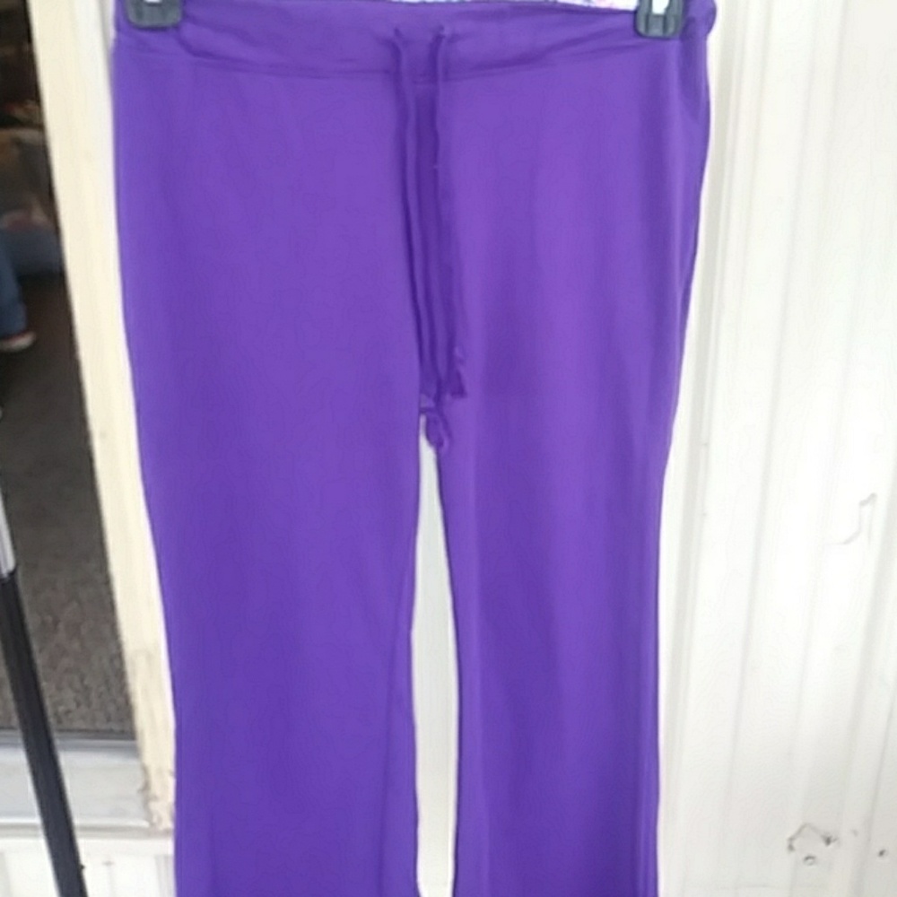 Purple jogging pants